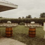 Intimate backyard weddings